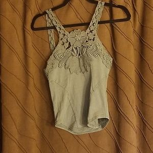 Free people grey tank